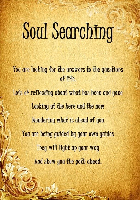 SOUL SEARCHING. She heard every last piece Break; that… | by