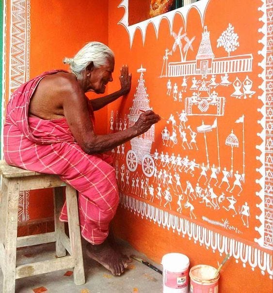 Warli Art Designs For Wall