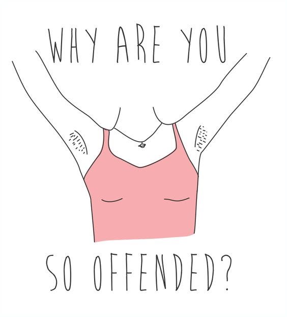 Why are we obsessed with women having no body hair? by Madhu