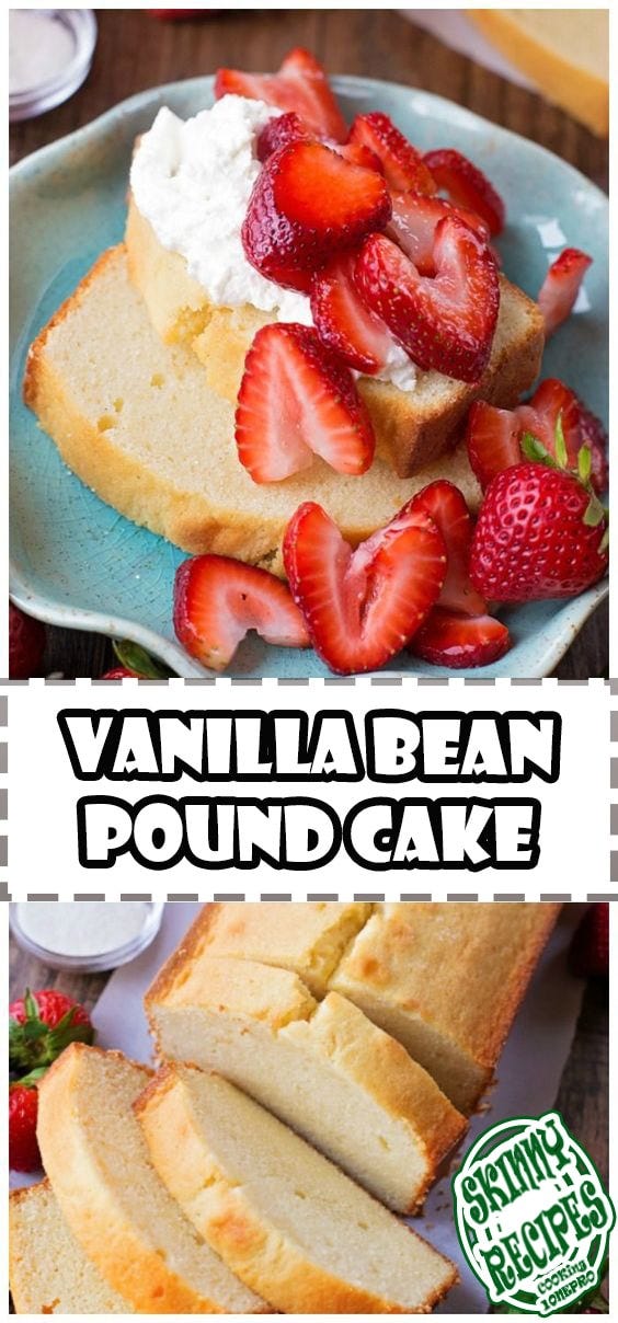 VANILLA BEAN POUND CAKE skinn recipes Medium