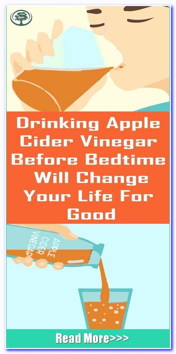 Drinking apple cider vinegar before bedtime will change your life for