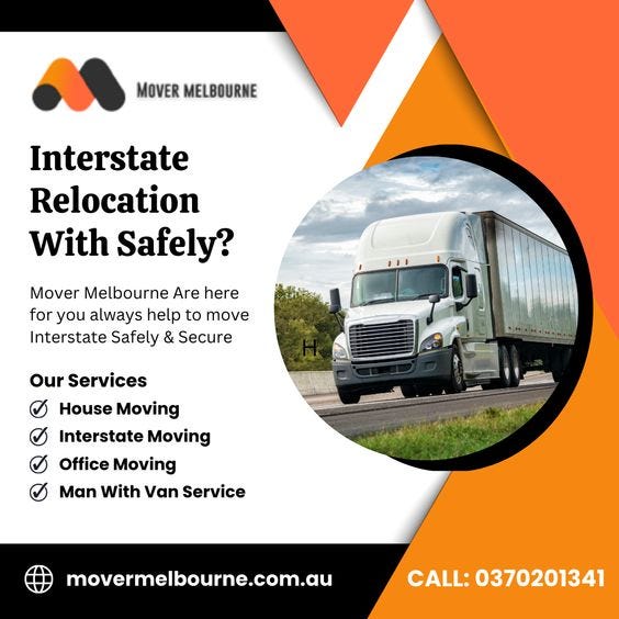 Best Interstate Removalists Melbourne by Mover Melbourne Medium