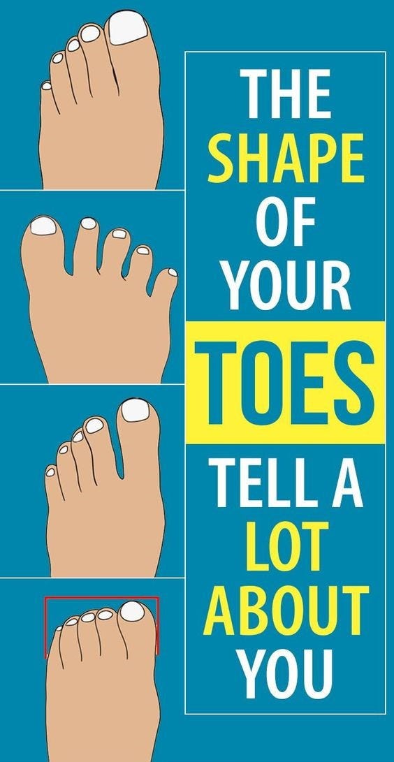 Shape of Your Toes Says a Lot About Your Personality Paula Medium(03)