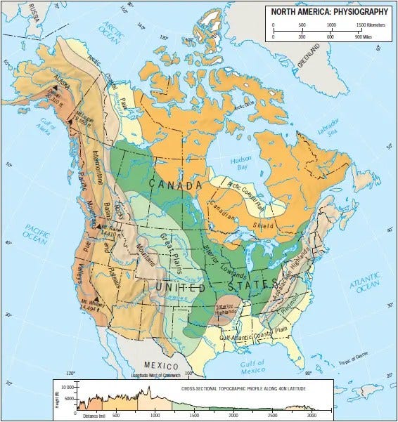 Geography of North America Important Geographical Facts by Geolearn