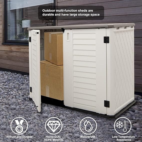 Vertical Outdoor Storage Shed Online Amazon.ca hortic Medium