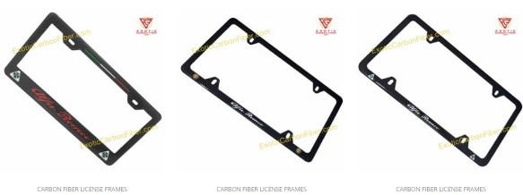 How Alfa Romeo License Plate Frames Protect Your Car From Damage