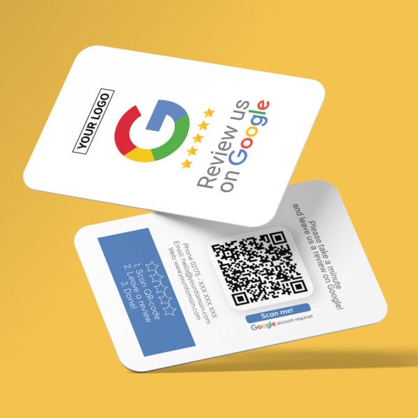 Boost Your Business with Google Review Business Cards by Alova Medium