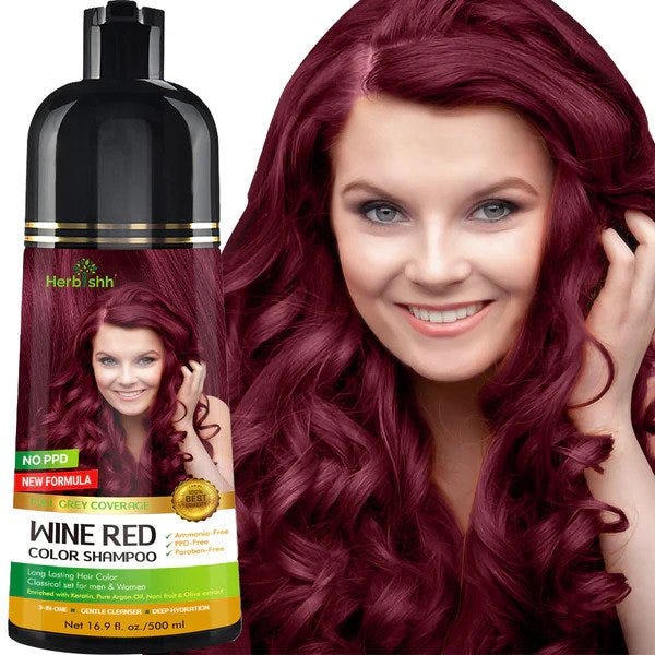 How Do You Get Red Wine Hair Color at Home? by Herbishh Medium