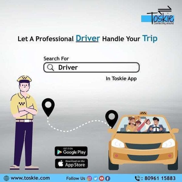 Hire A Driver. Do you want to hire a driver to drop… by Toskie Sep