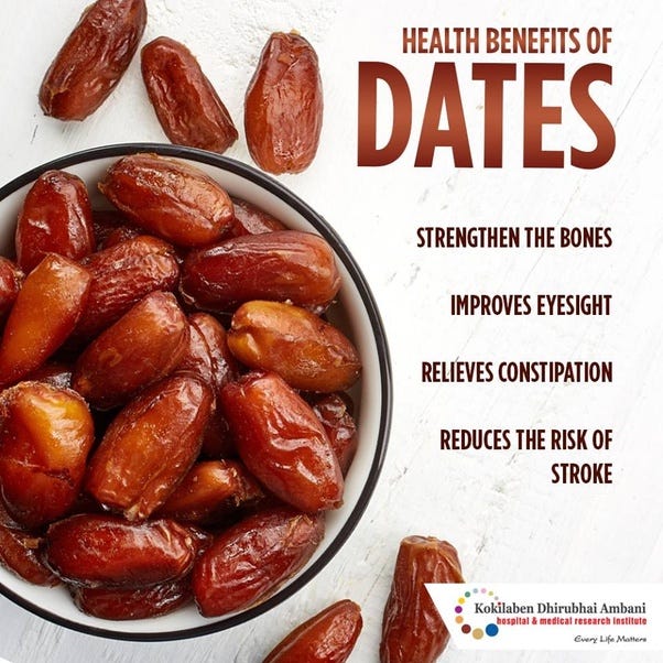 Health benefits of Dates. Dates are one of the very best sweet… by