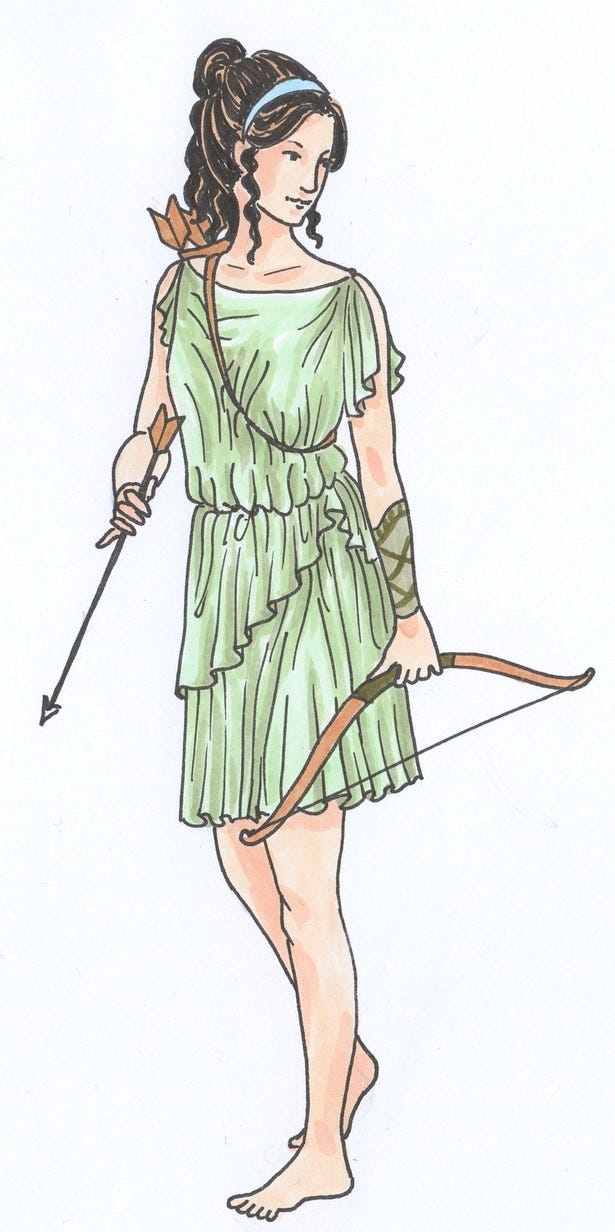 Artemis immortal goddess of the hunt by Emma Lilley Greek Mythology