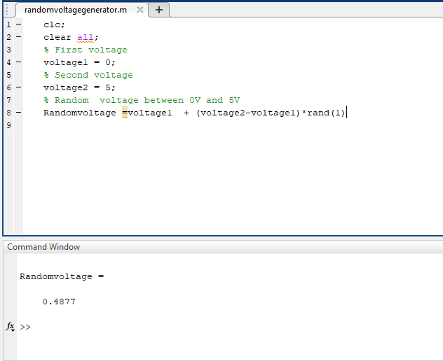 How to plot a waveform in MATLAB having voltage equals half of the time