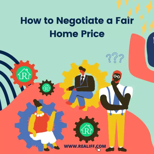 How to Negotiate a Fair Home Price by Realiff Real estate Rebate