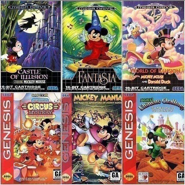 Ranking The Mickey Mouse Genesis Games by Main Street Electrical Arcade Medium