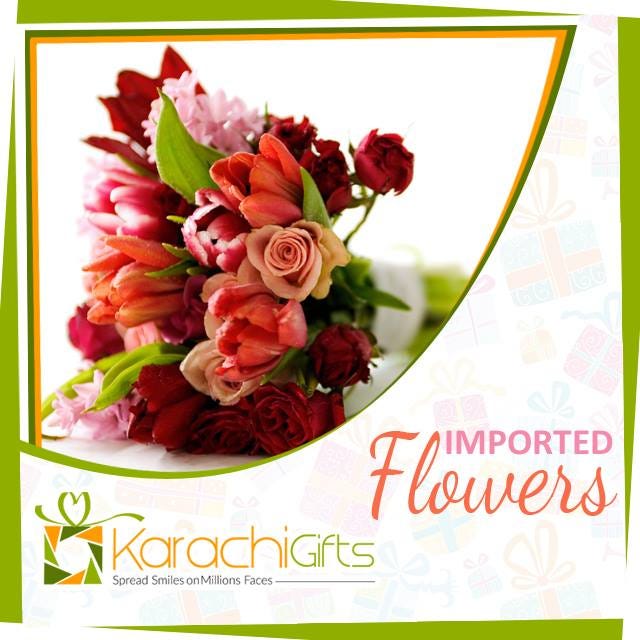 bouquet delivery in karachi Imported Flowers…..Making beautiful flowers