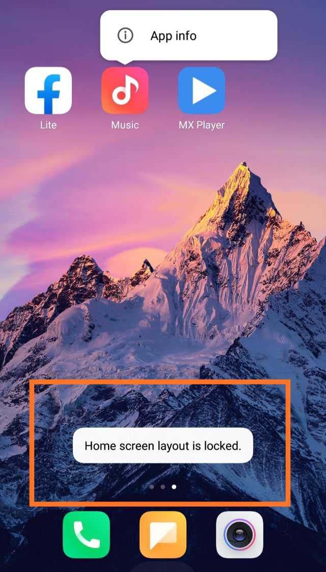 can’t move items home screen layout is locked fix by Radhe m Medium