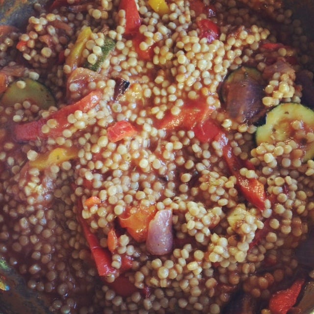 Garlic & Roasted Vegetable Giant Cous Cous by meglaver Medium