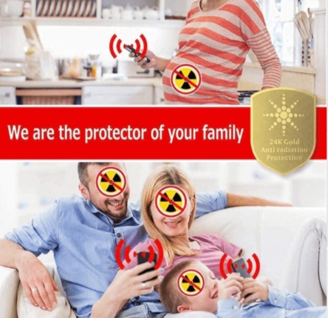 EMFDEFENSE™ Negative Ion Stickers Your Shield Against EMF Radiation