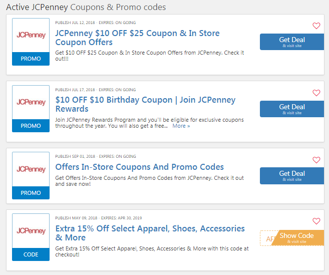 Jcpenney Coupons Codes