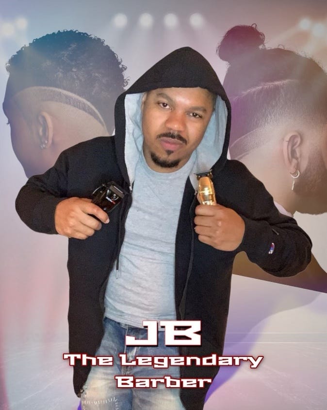 JB The Legendary Barber and Owner of Venom Intensifier by Ishmael