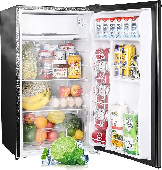 The Ultimate Mini Fridge for College Students Upstreman 3.2 Cu.Ft Mini