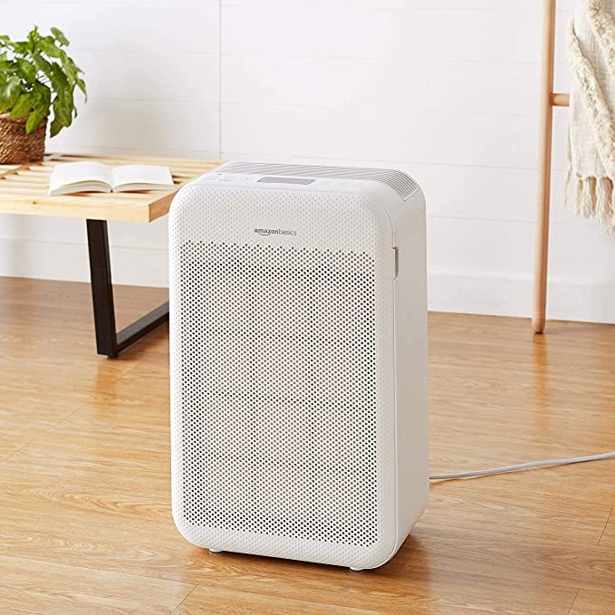 AmazonBasics Air Purifier with 5layer Filtration and Air Quality