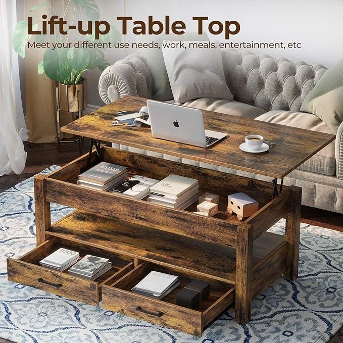 Elevate Your Living Space with the Rolanstar Lift Top Coffee Table A