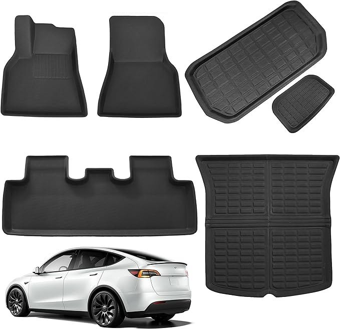 LDCRS Tesla Model Y Floor Mats The Ultimate AllWeather Mats Set by