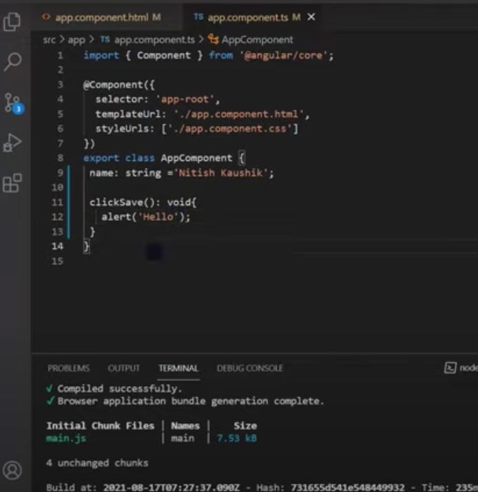 Event Binding in Angular. In event binding, Angular configures an… by