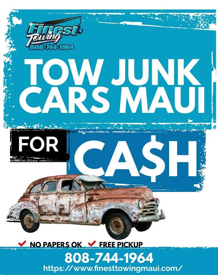Tow Junk Cars Maui Finest Townig Maui Medium