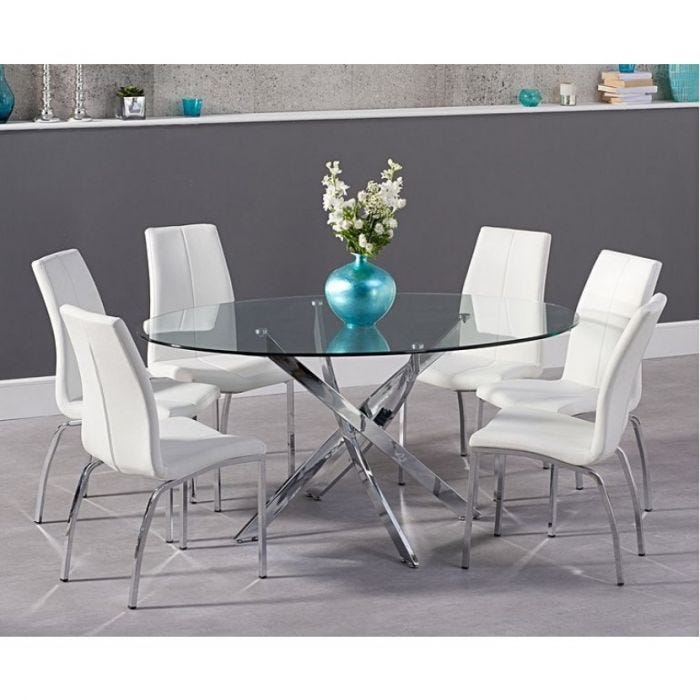 Best Glass Dining Table Sets. Find the best dining room table and… by