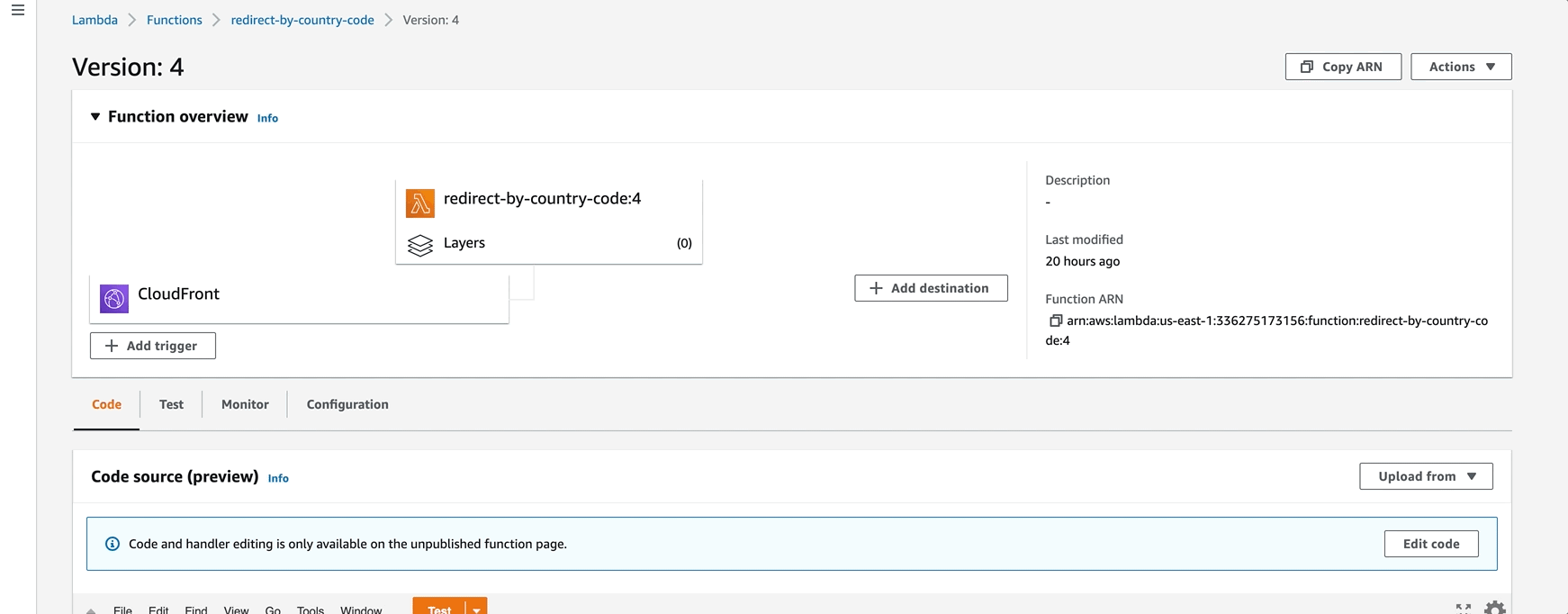 Lambda Edge redirect users based on their location Knowledge Base