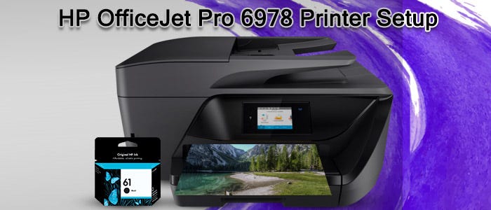 How to Connect HP Office Jet 6978 pro to your laptop using 123.hp.com