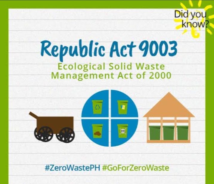ECOLOGICAL SOLID WASTE MANAGEMENT ACT IN OUR SCHOOL by Harold Licay