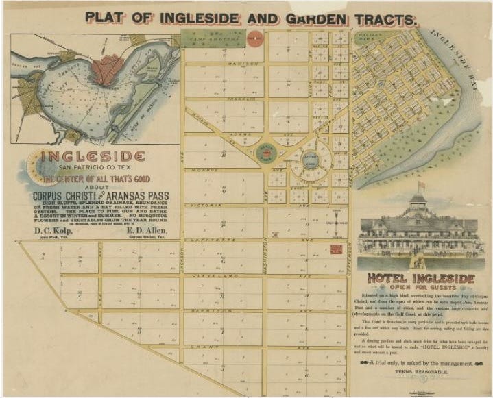 Mapping Texas The Gulf Coast — Ingleside by Texas General Land Office Save Texas History