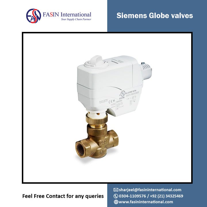 Siemens Globe Valves Siemens HVAC Products Importer and Supplier in