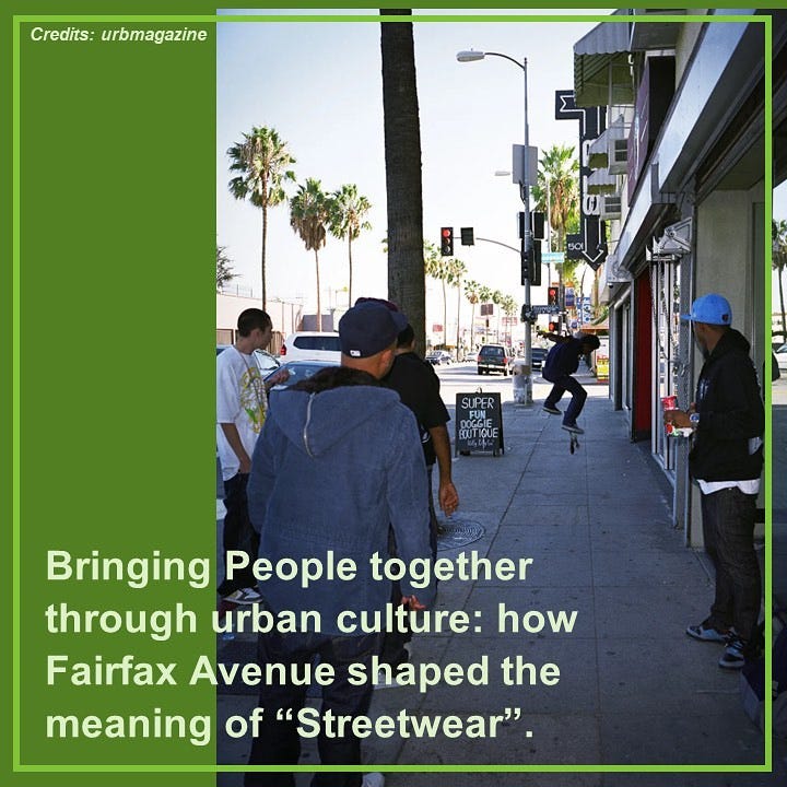 Bringing people together through urban culture how Fairfax Avenue