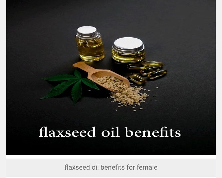 flaxseed oil benefits for female The wonderful benefits (and uses) of