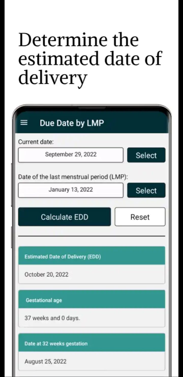 Pregnancy Due Date Calculator is a tool for calculating estimated due
