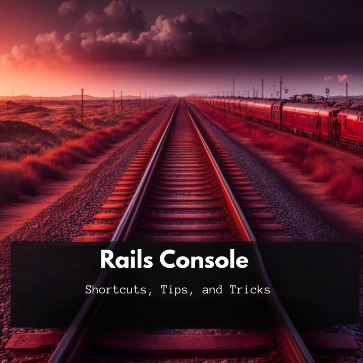Rails Console Shortcuts, Tips, and Tricks by Qasimali Jan, 2023 Medium Medium