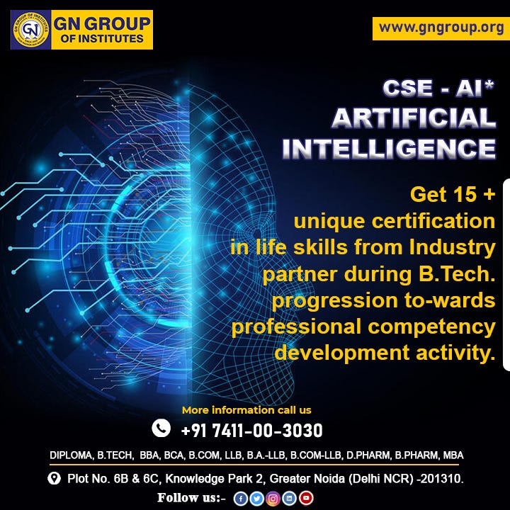 CSE — AI (Artificial Intelligence) — Get 15+ unique certification in