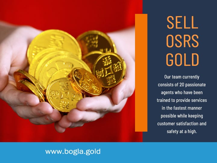 Sell OSRS Gold by Bogla Gold Medium