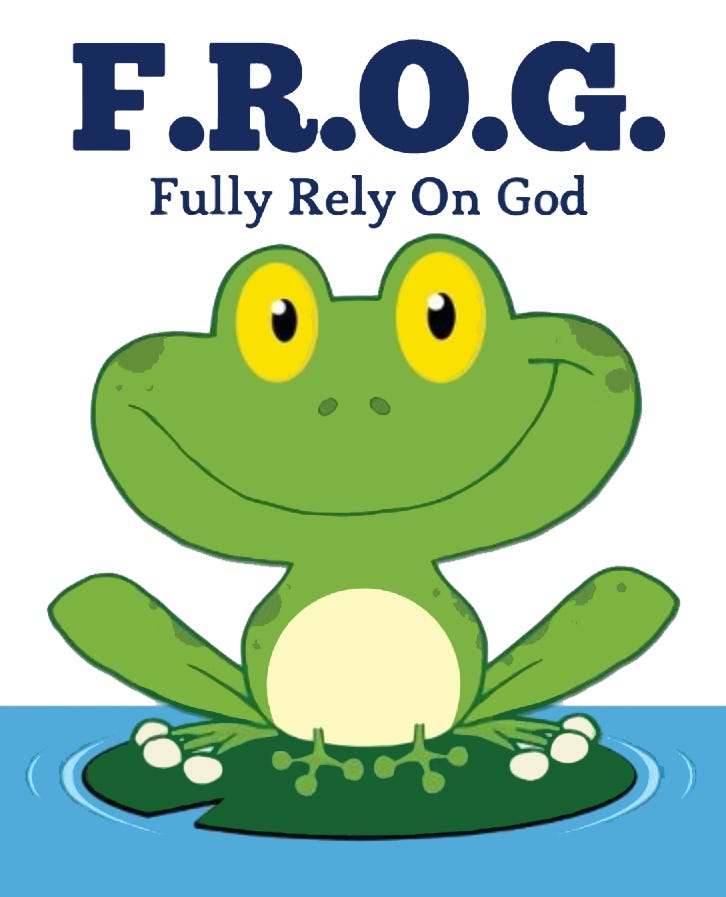 Can a Frog Rely On God?. I just learned that the word “Frog can… by