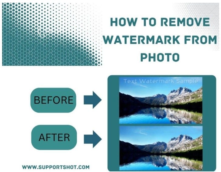 HOW TO REMOVE WATERMARK FROM PHOTO by Supportshot Medium
