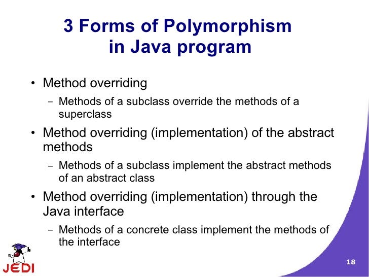 Polymorphism in Java. Polymorphism in Java is a concept by… by Bisola