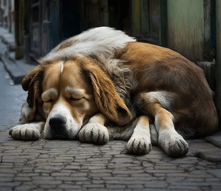 Is it Safe to Leave a Dog Home Alone Overnight? by David Medium