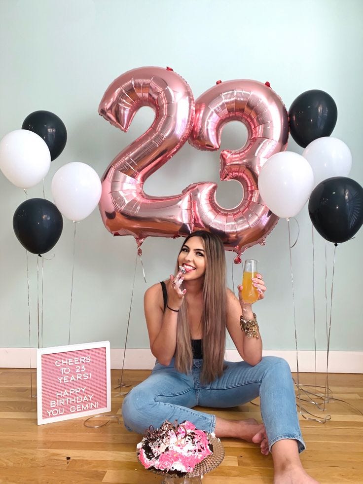 200+ Creative and Fun 23rd Birthday Captions to Make Your Photos Shine