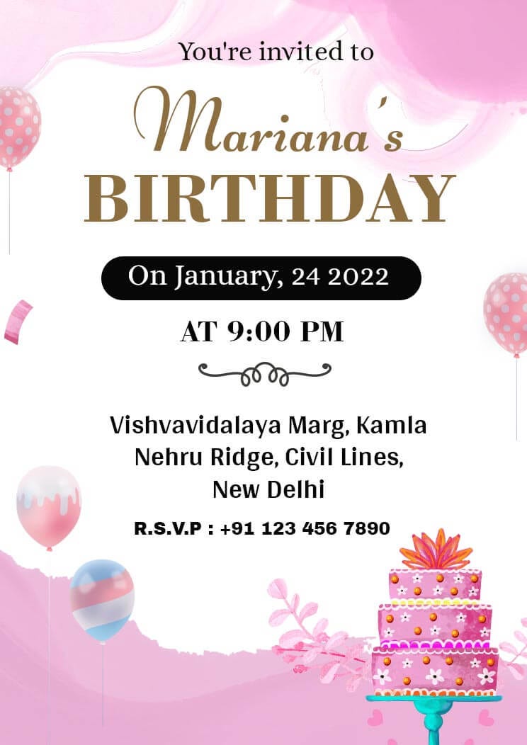 Birthday Party Invitation Making Your Celebration Memorable by
