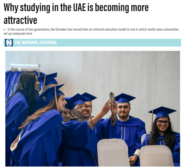 The Rise of the UAE as an Education Hub From Humble Beginnings to