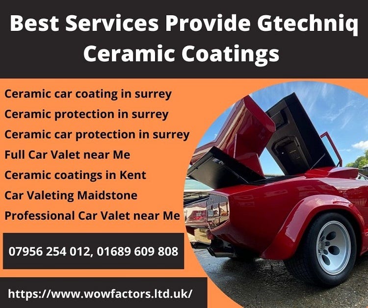 TopNotch Car Valeting Service within Your Budget by Wowfactors Medium